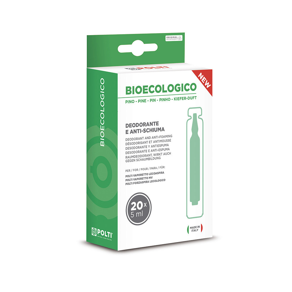 Produit anti-mousse et désodorisant Bioecologico Pin pour Polti Lecoaspira  PAEU0086